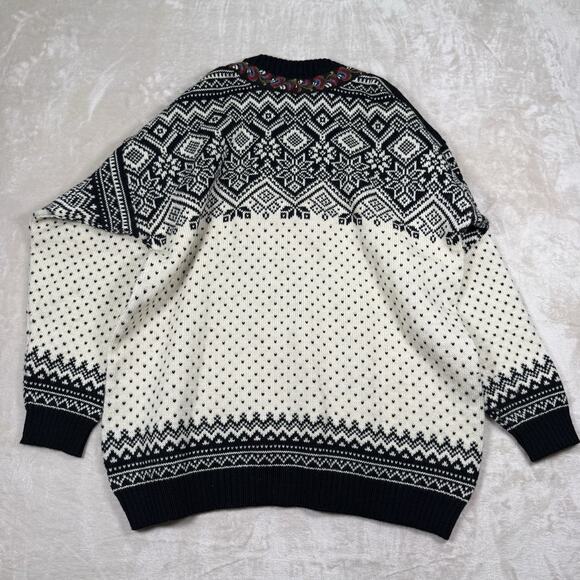 Vintage Devold Fair Isle 100% Wool Sweater Pullover Men's Size XL Norway - Picture 6 of 8